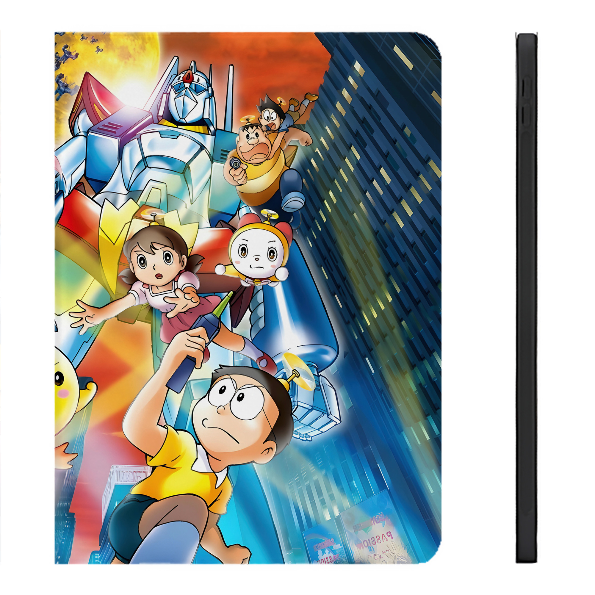 （画像用） ドラえもん Doraemon IPadケース ペンホルダー付き ブックスタイルデザイン